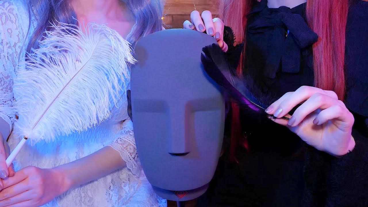 [華凛×はとむぎ コラボASMR] あなたを寝かせたい天使と寝かせたくない悪魔👼👿KU100 @Hatomugi ASMR