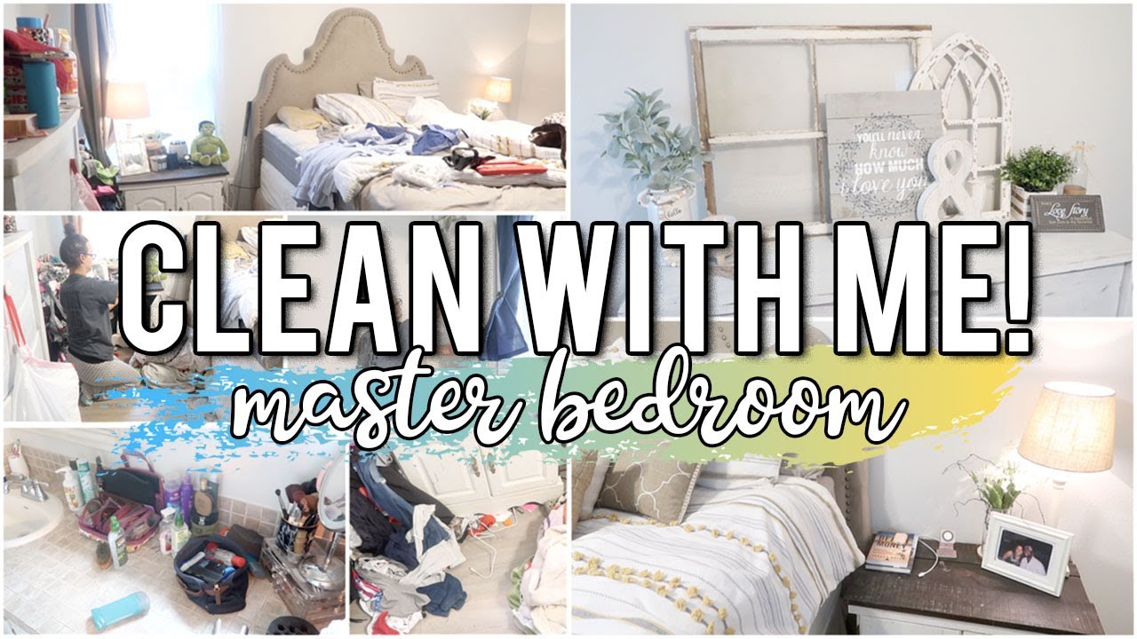 *NEW* 2021 CLEAN WITH ME! ULTIMATE CLEANING MOTIVATION! 🧽 DISASTER MASTER BEDROOM & BATH EDITION!