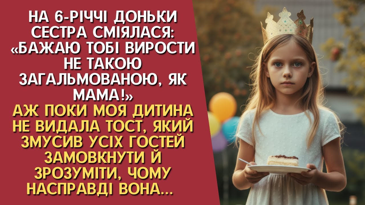 На 6-річчі доньки сестра сміялася: «Бажаю тобі вирости не такою, як мама!», а через годину...