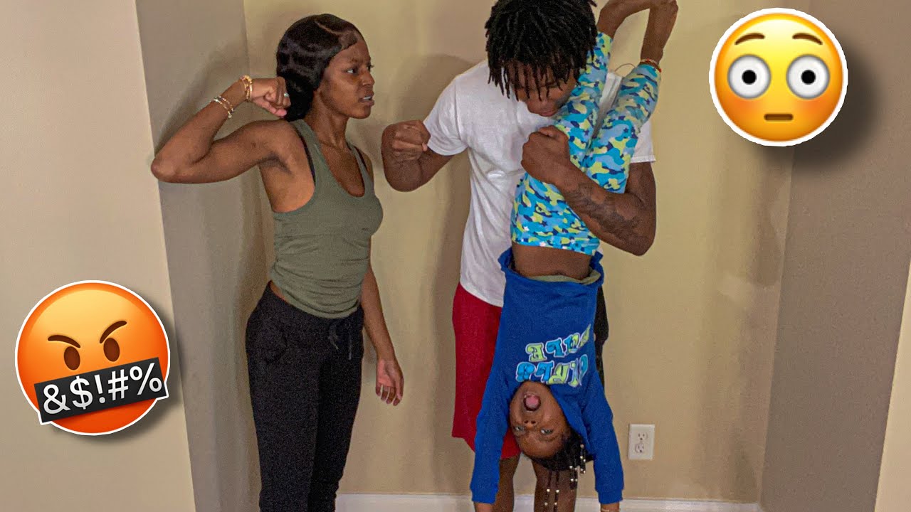 BEING MEAN TO MY GIRLFRIENDS BABY TO GET HER REACTION *BAD IDEA*