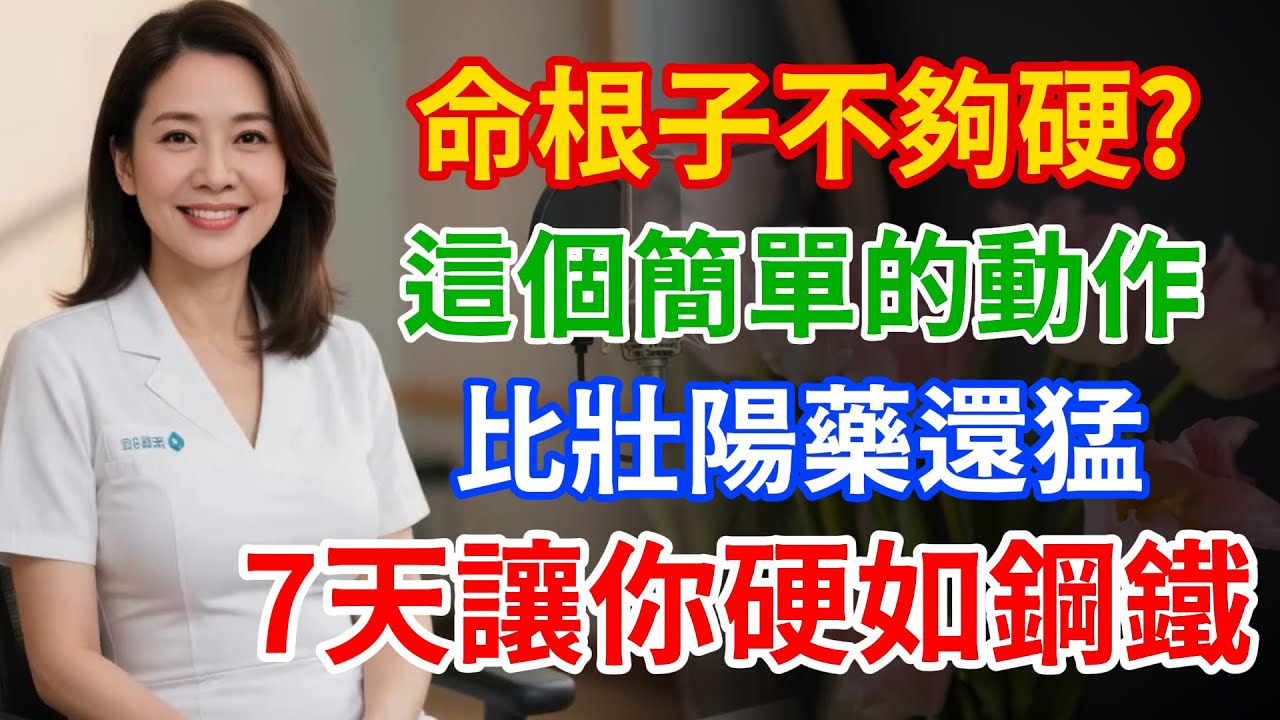 命根子不夠硬，時間太短？這個簡單的動作，比壯陽藥還猛，7天讓你硬如鋼鐵！