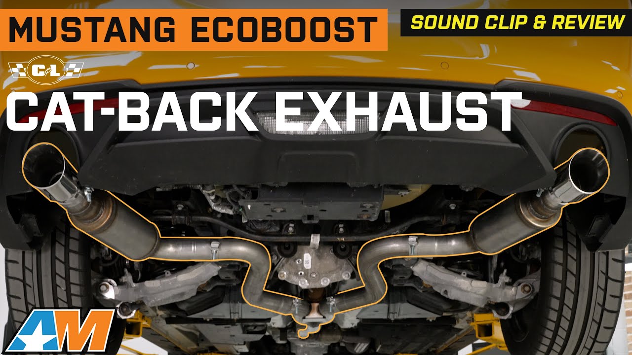 2015-2023 Mustang EcoBoost C&L Sport Cat-Back Exhaust with Polished Tips Review & Sound Clip