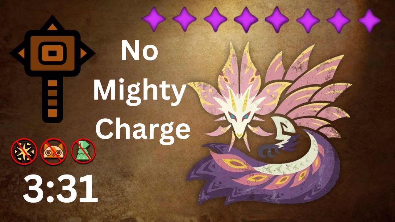 【MHWilds】Hammer without Mighty Charge is STRONG | Tempered  Mizutsune  in 3:31 with new playstyle