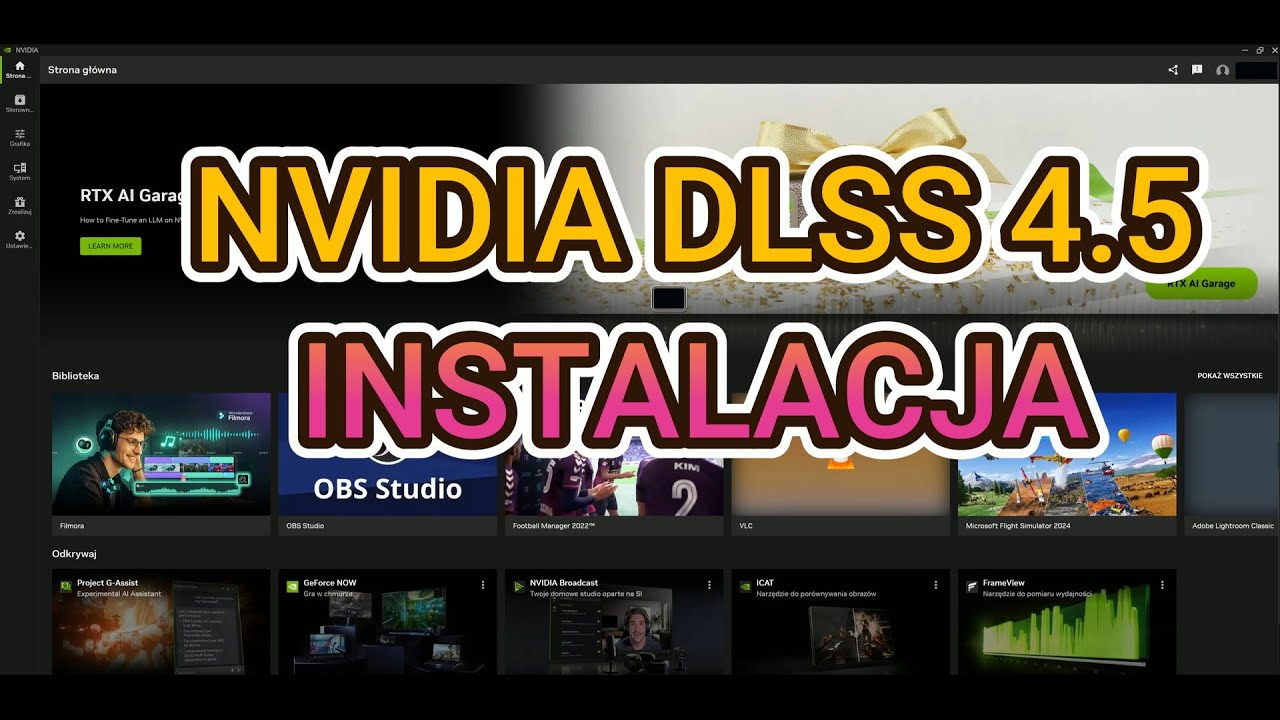NVIDIA DLSS 45 - Instalacja