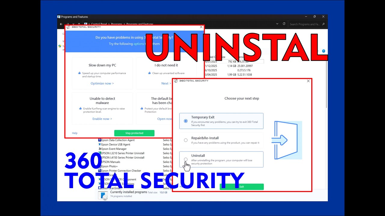 Cara Uninstall 360 Total Security di Windows 11 | Aman & Bersih