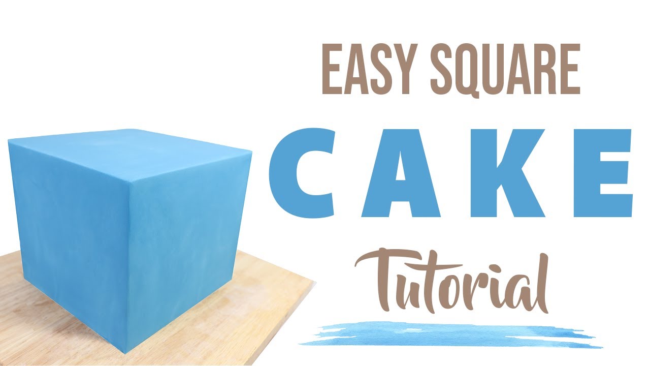 THE PERFECT SQUARE GANACHE AND FONDANT TECHNIQUE - RAZOR SHARP EDGES!