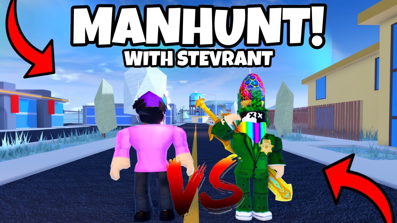 Jailbreak MANHUNT with Stevrant! (Roblox Jailbreak)