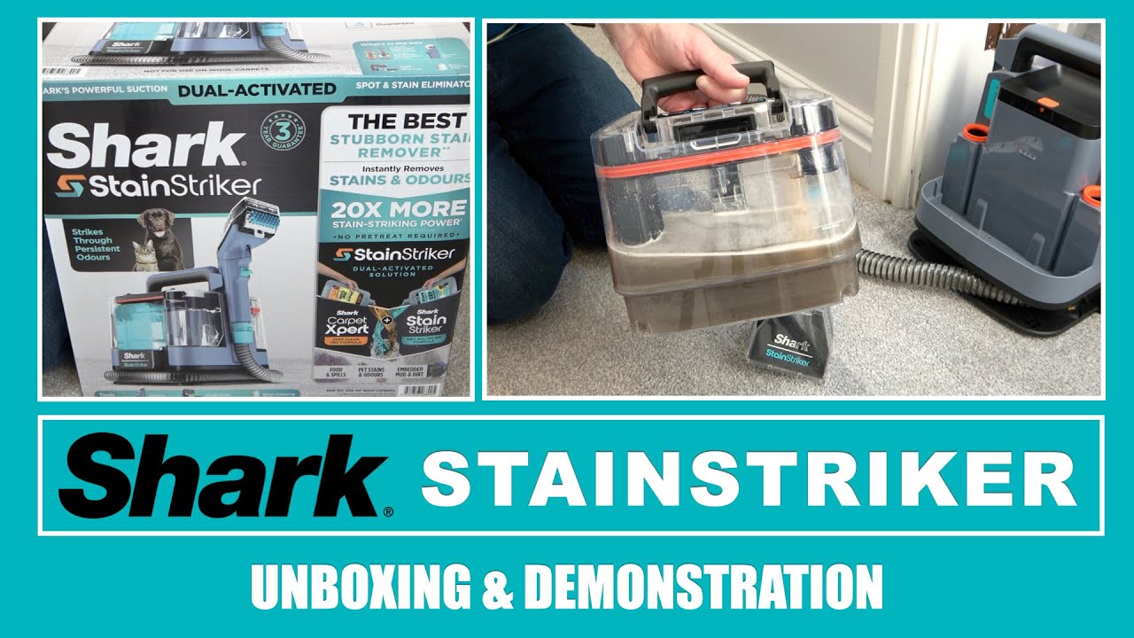 Shark StainStriker Spot & Stain Remover Unboxing & Demonstration