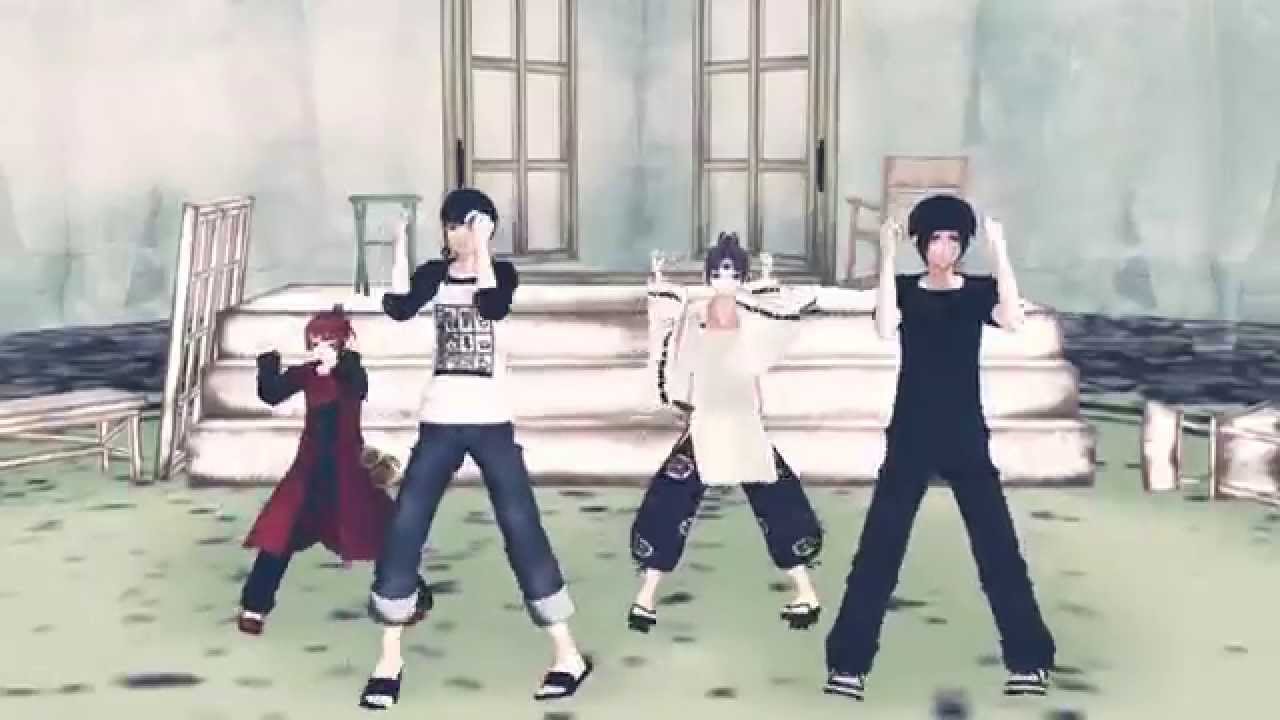 【MMD鬼徹】なかむら式の4人で妄想疾患■ガール