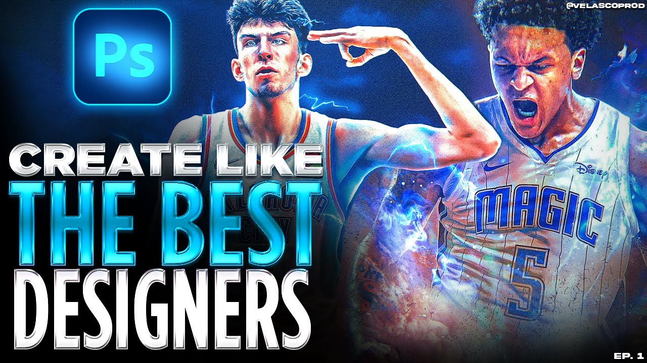 Create Like Top Sports Designers | EP. 1 Velasco Prod. | Photoshop | Cal So Scoped