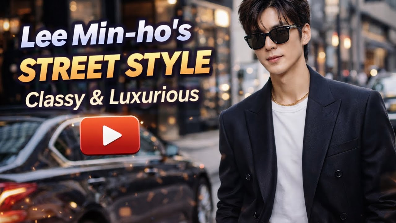 😱🔥Lee Min-ho's street style is effortlessly chic and polished—clean lines, perfect fits, and luxury.
