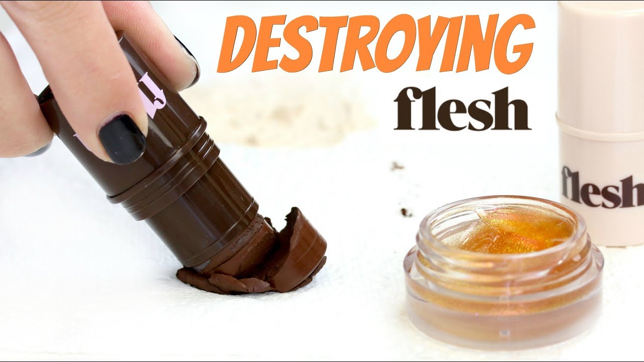 How many swatches in a Firm Flesh Thick Stick? Destroying Flesh Beauty | THE MAKEUP BREAKUP