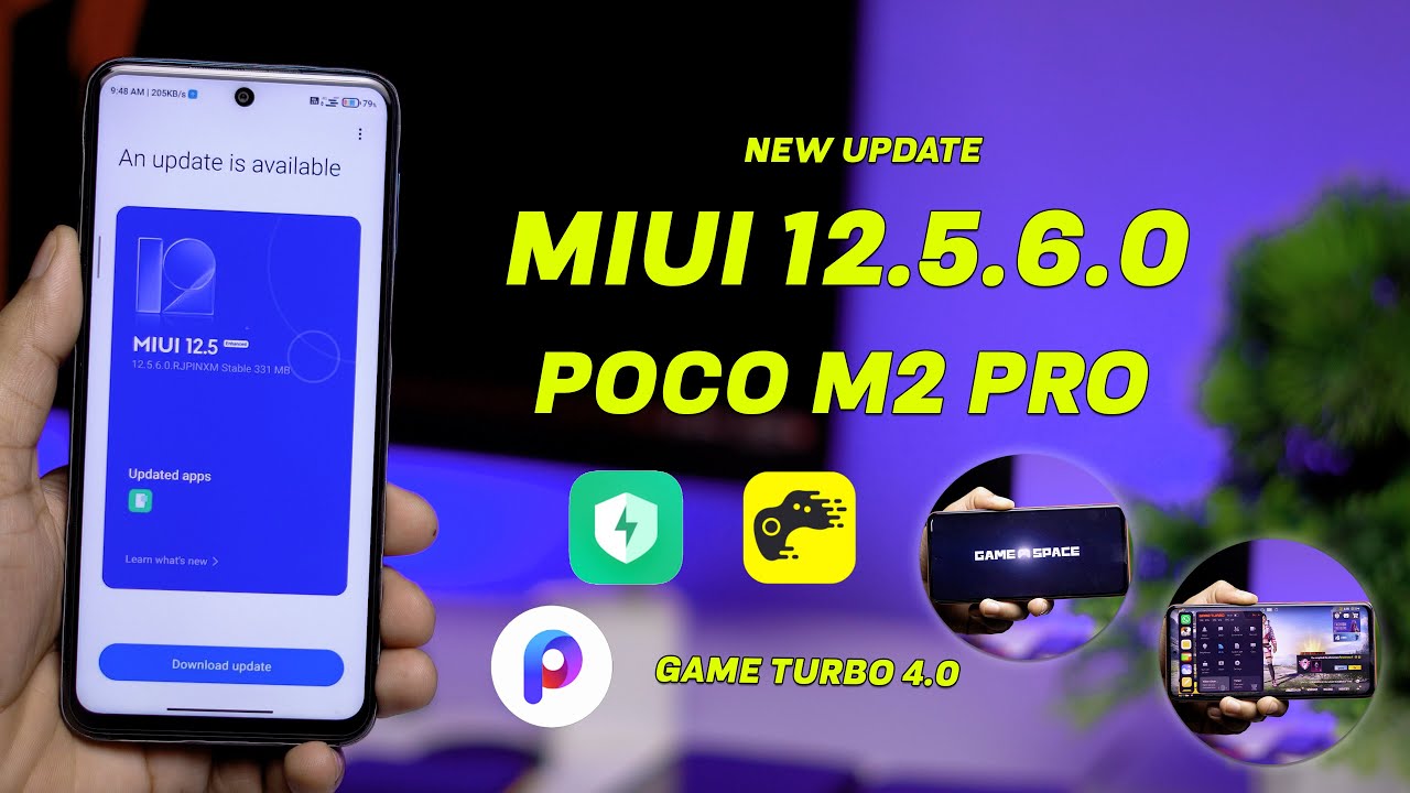 POCO M2 PRO MIUI 12.5.6 NEW UPDATE REVIEW, POCO LAUNCHER 4.0, GAME TURBO 4.0, GALLERY, BLUR EFFECTS