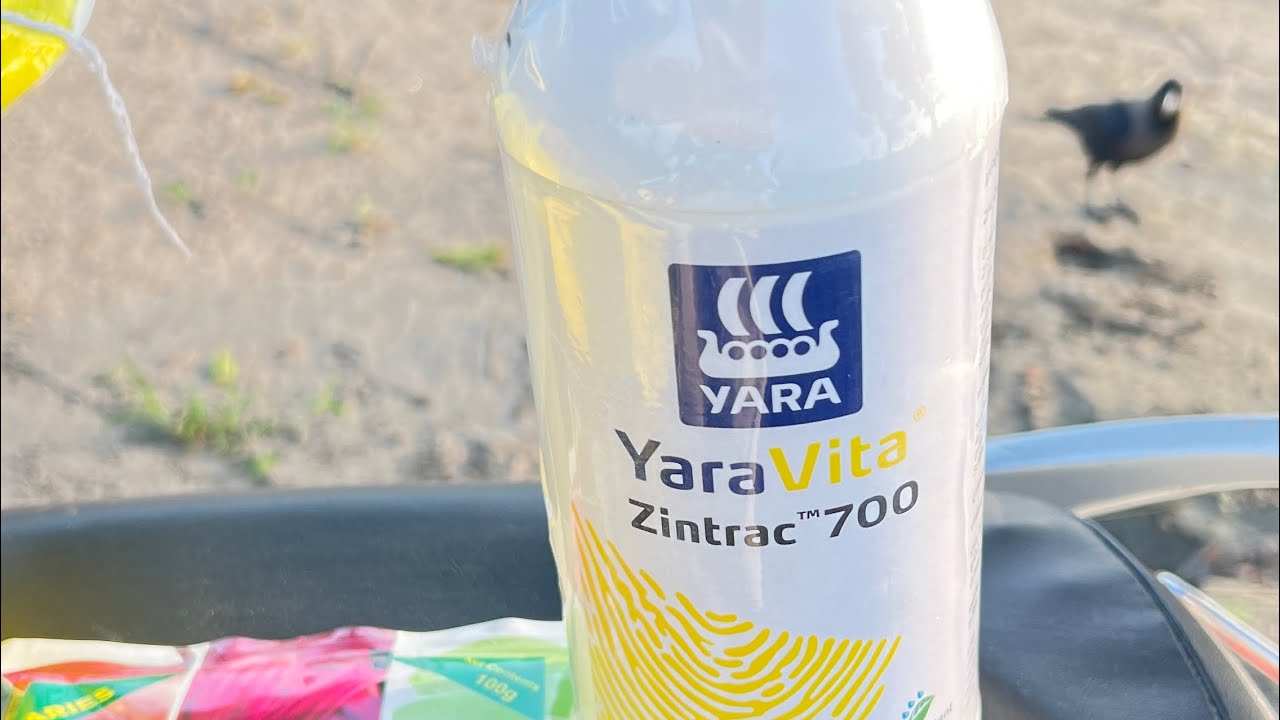 Yaravita zintrac 700 and magnesium & iron spray for Jhona tiller @YaraInternationalASA  ​​⁠