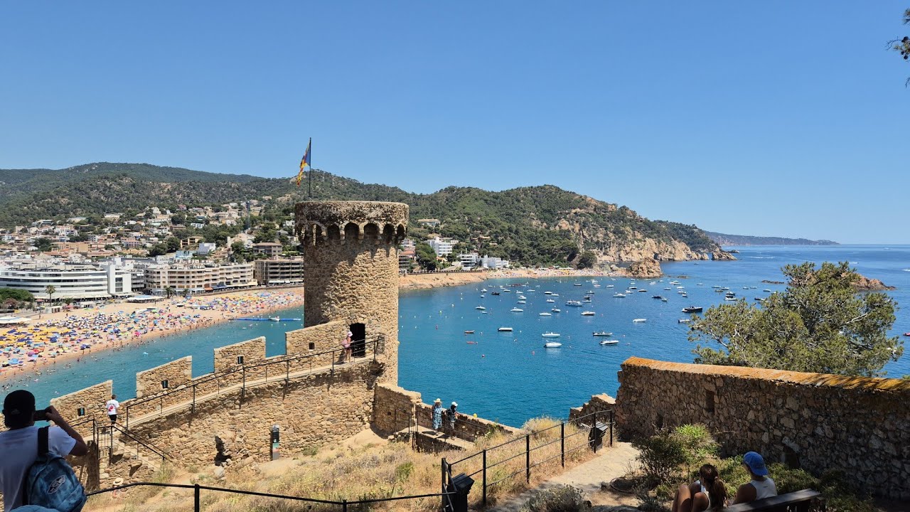 Tossa De Mar, Costa Brava - Walking Tour (July, 2025 | 4K)