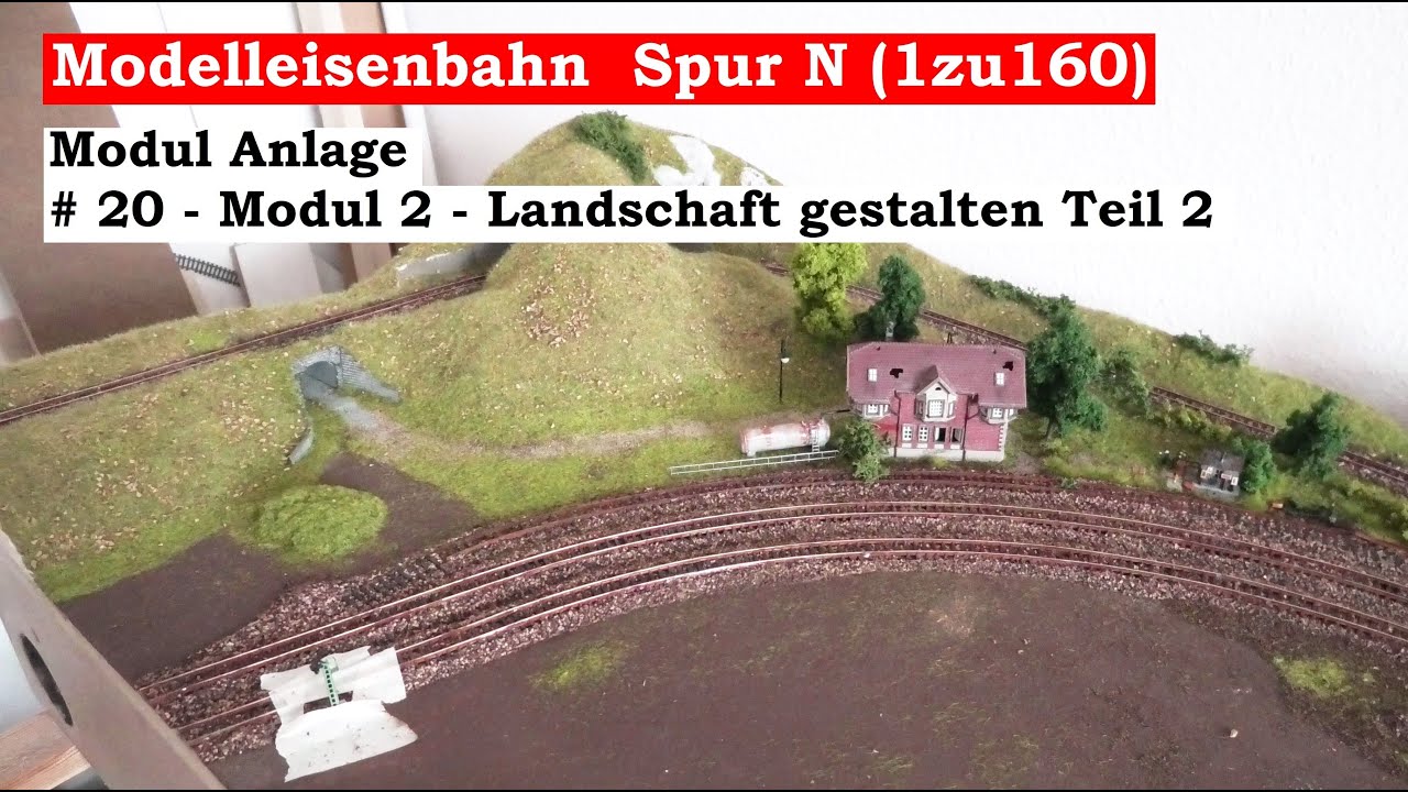 Modellbahn Spur N / 1zu160 - #20 - Modul 2 - altes Stellwerk (Tutorial)