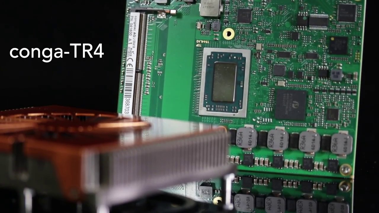 COM Express Type 6 module with AMD Ryzen&trade; Embedded V1000 processors