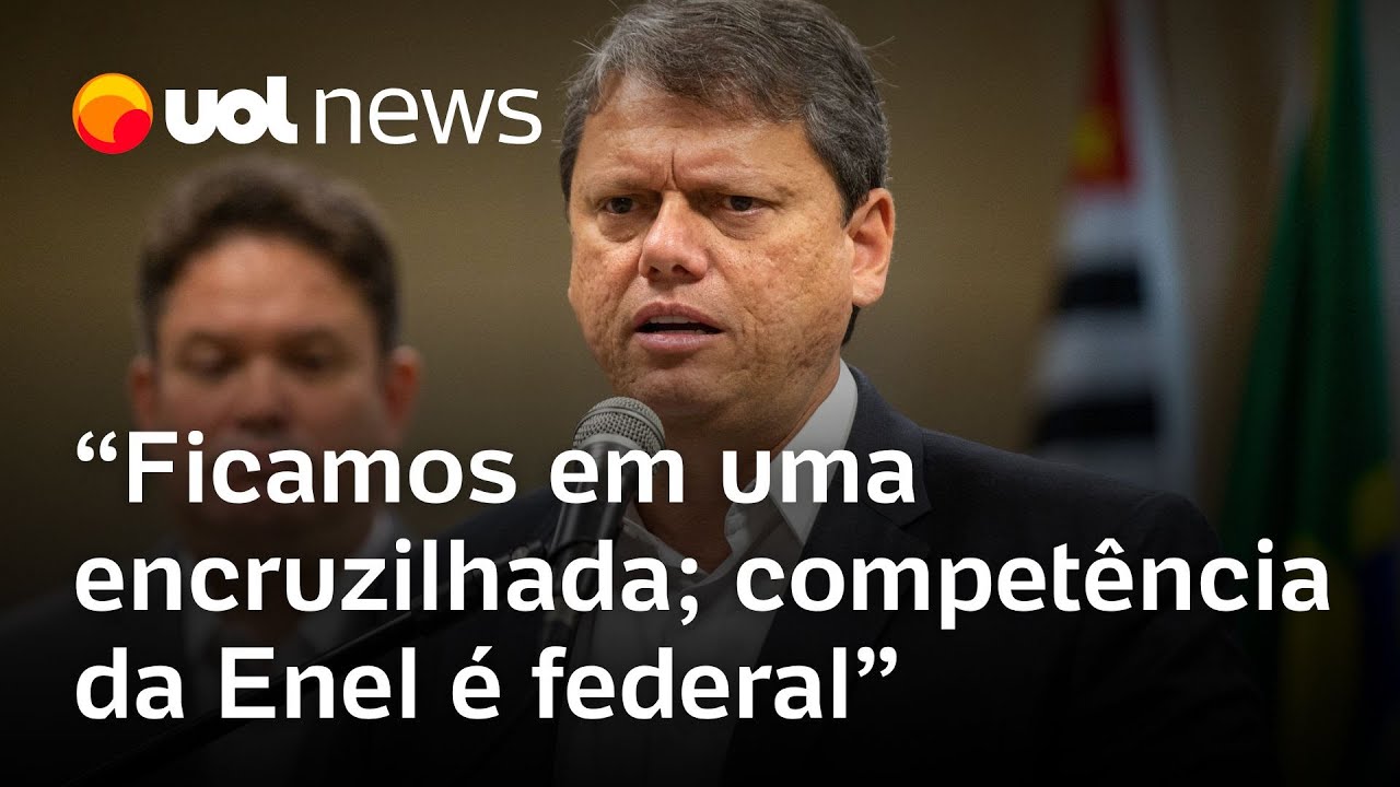 Tarcísio envia ofício a Aneel após falta de energia em São Paulo: 'Ficamos em uma encruzilhada'