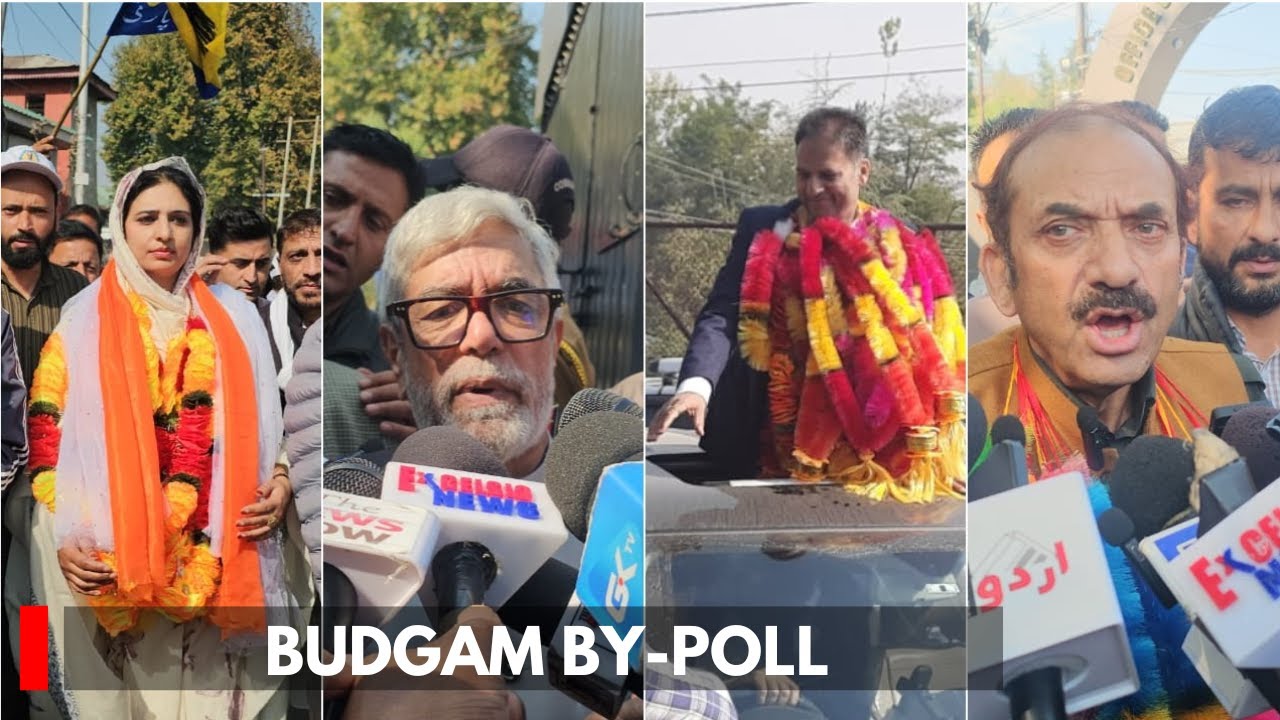 Budgam by-poll: NC, PDP, Apni Party, BJP Candidates file nomination papers