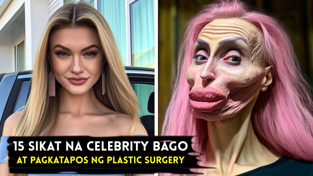 10 Sikat na Celebrity na Nasira Ang Mukha Dahil sa PLASTIC SURGERY
