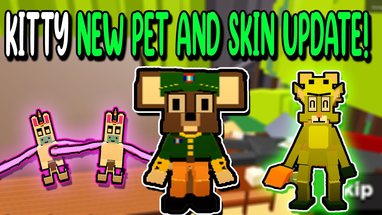 NEW PETS! AND SKINS! IN NEW ROBLOX KITTY UPDATE