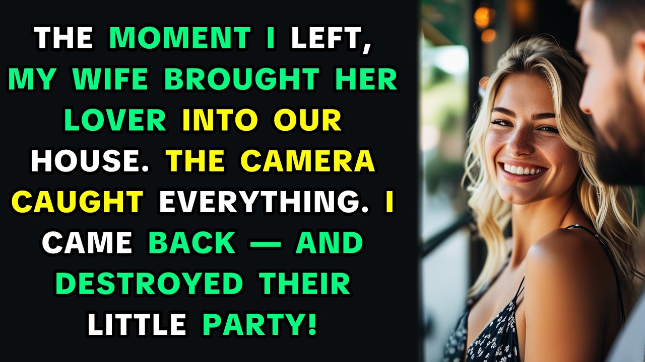THE MOMENT I LEFT, MY WIFE BROUGHT HER LOVER INTO OUR HOUSE. THE CAMERA CAUGHT EVERYTHING.