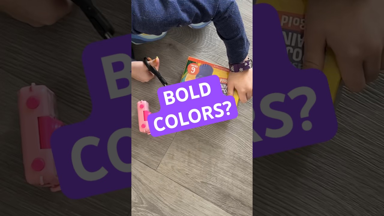 Testing The New Bold Colors Washable Paint Set From Crayola - Easy to Clean? Vibrant Colors? #ad