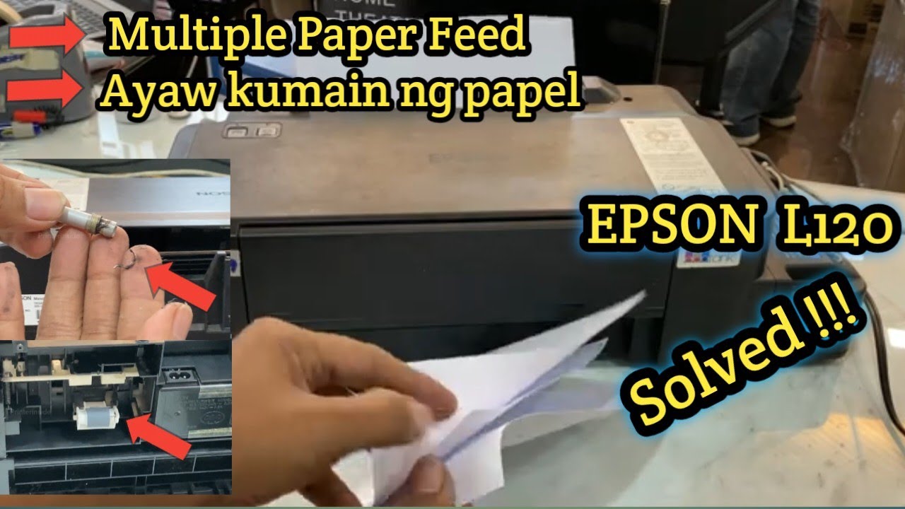 Solution for Epson L121 Multiple paper feed problem solved 2025 | Printerinside