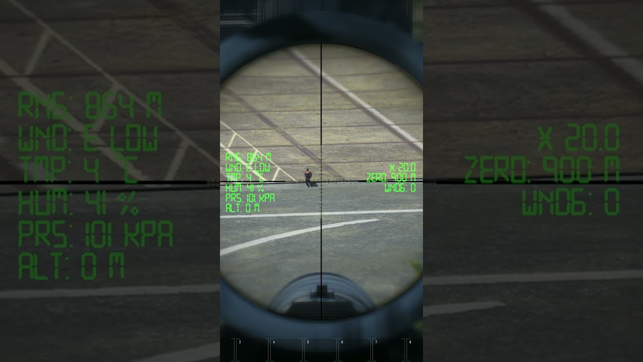 SCUM sniping clean wind from 859m X2!