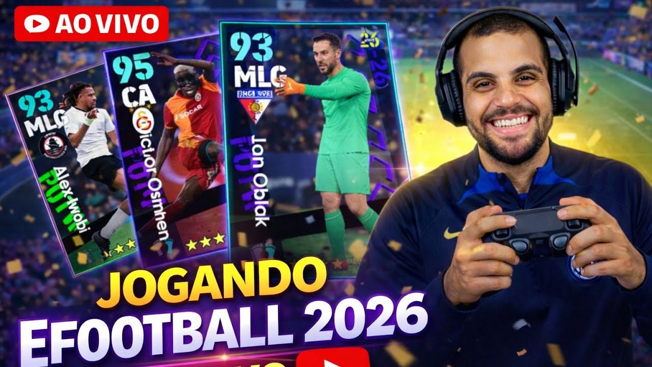 🔴 AO VIVO - JOGANDO EFOOTBALL 2026 - NAÇÃO FREE TO PLAY
