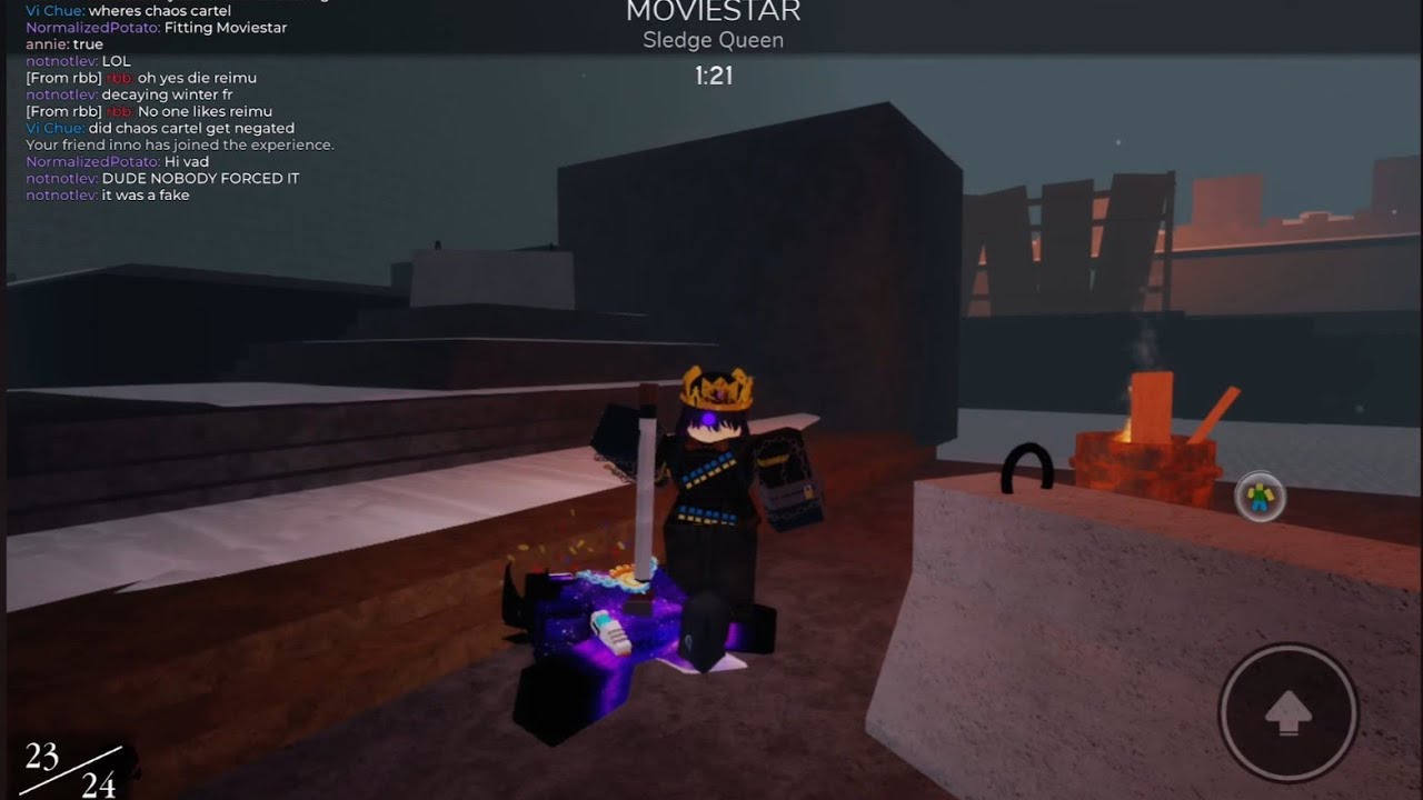 Roblox Midnight Horrors: MOVIESTAR: Sledge Queen