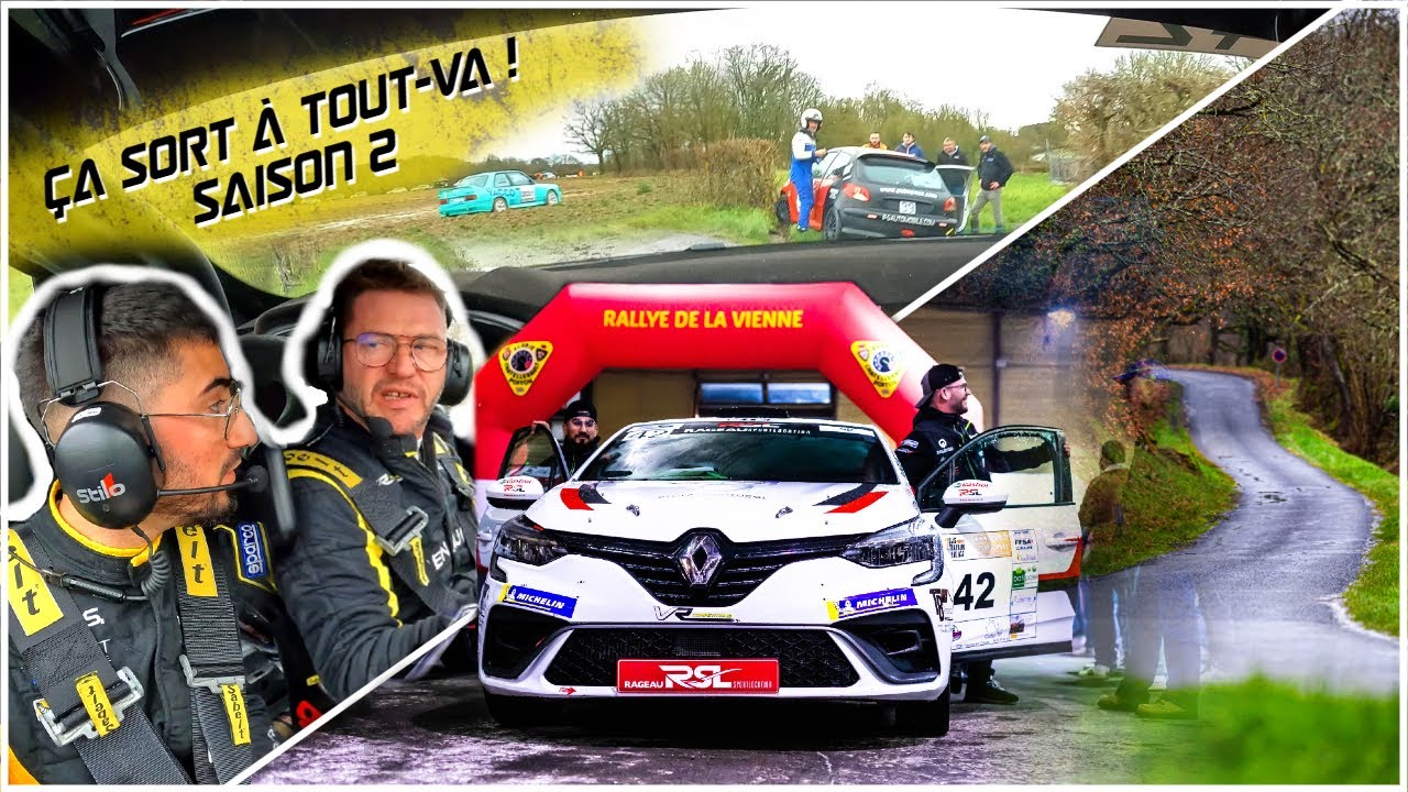 Rallye de la Vienne 2024 - es1 /  ça sort à tout-va saison 2 !  [Caméras embarquées]