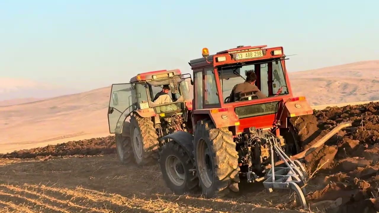 HATTAT 398 VE TÜMOSAN 8005 SERT PANCAR TOPRAĞI KALDIRMA VE PULLUK PERFORMANSI 
