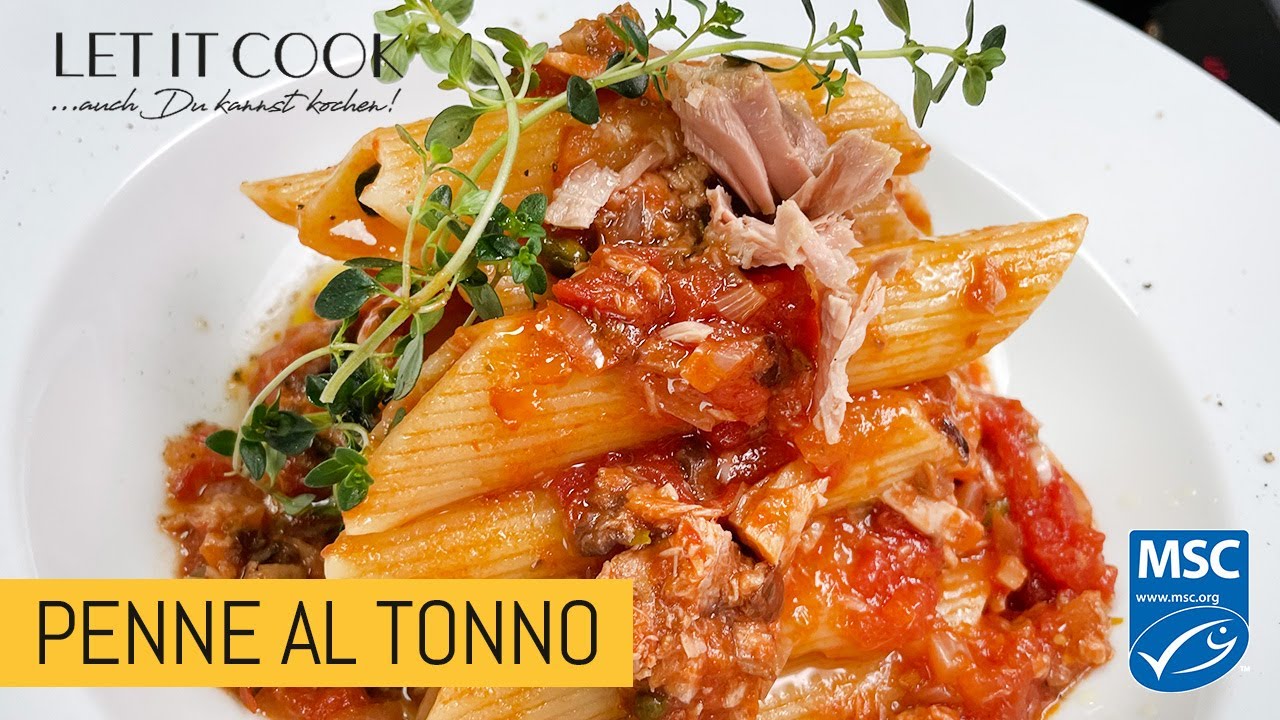 Penne mit Thunfisch