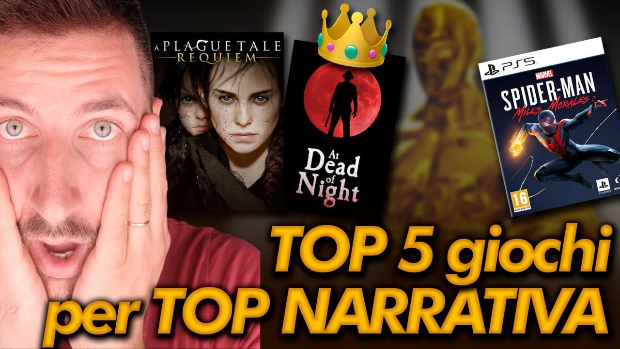 TOP 5 GIOCHI CON LA STORIA PIU' BELLA, ECCO QUANDO LA NARRAZIONE FA LA DIFFERENZA