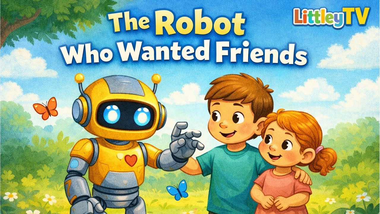 The Robot Who Wanted Friends | Kids Story About Kindness & Empathy | LittleyTV