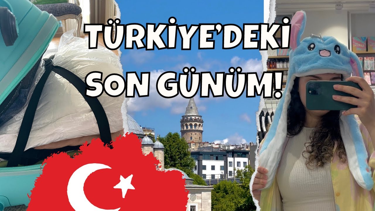 İSTANBUL’DA SON GÜNÜM! Amerika valizimi hazırlıyorum, Work and Travel 2023, Wat 2023!