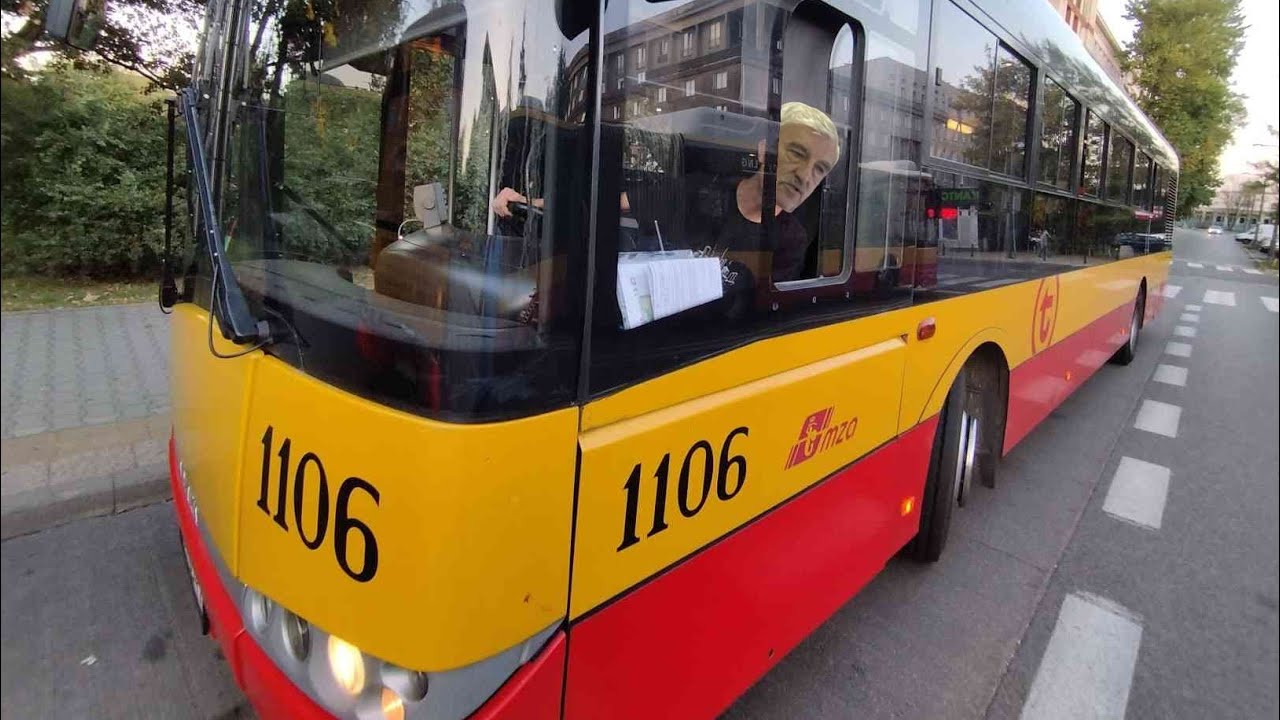 Przejazd Solaris urbino 12 III #1106 [170] mza warszawa