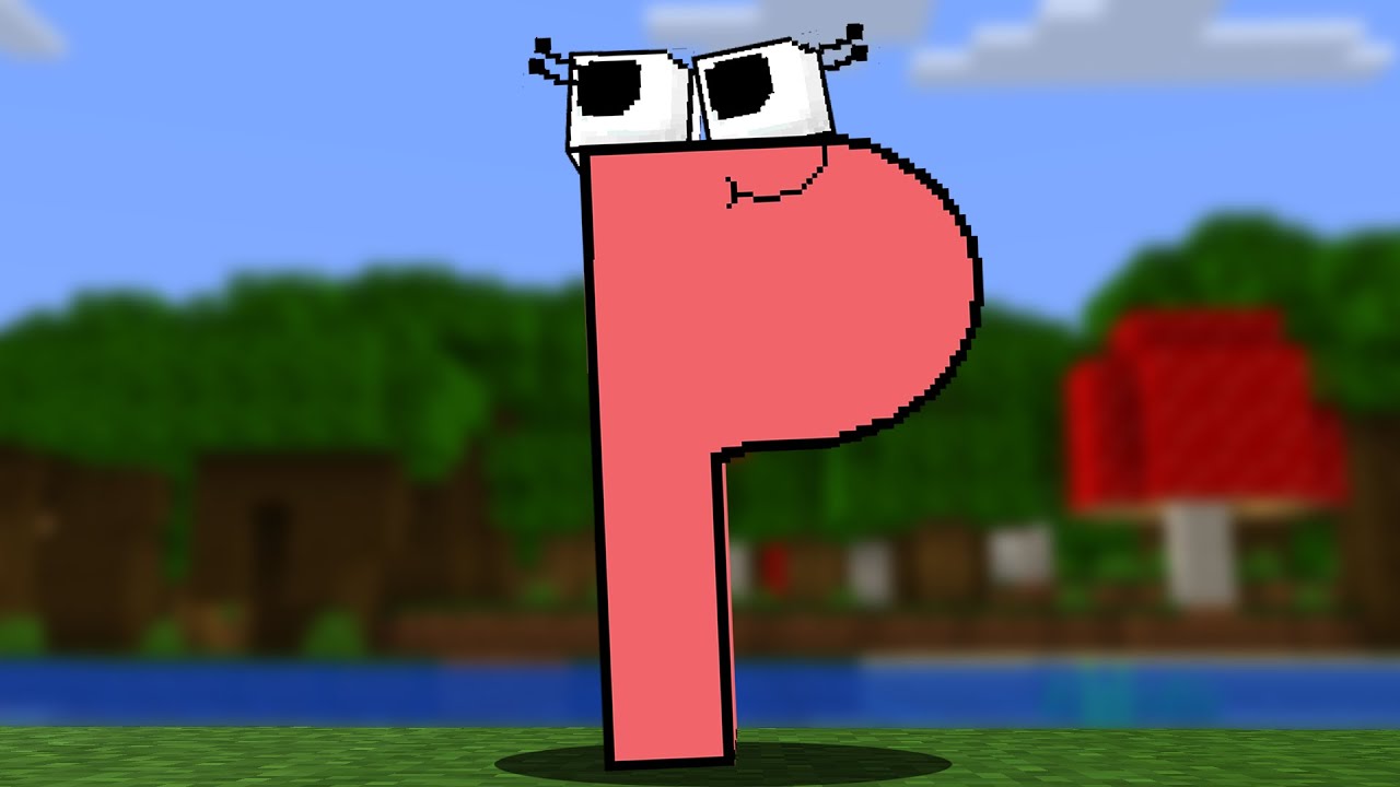 we made every mob into Alphabet Lore in minecraft