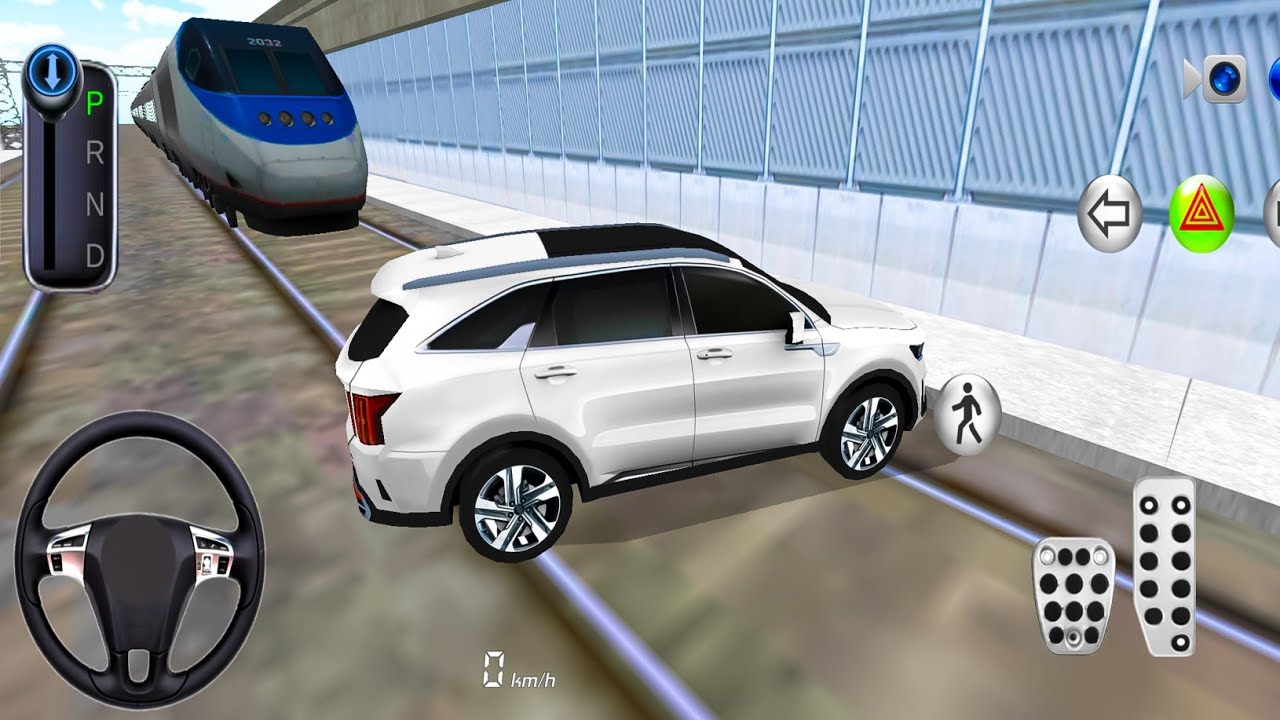 3D Class Driving Train And Car Accident||3D Class Driving Simulator 
