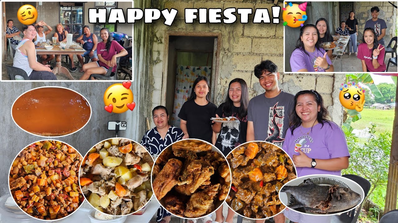 Happy Fiesta Brgy. Gumian! | Nasarapan ang Team Hitik sa aming mga Handa🥰