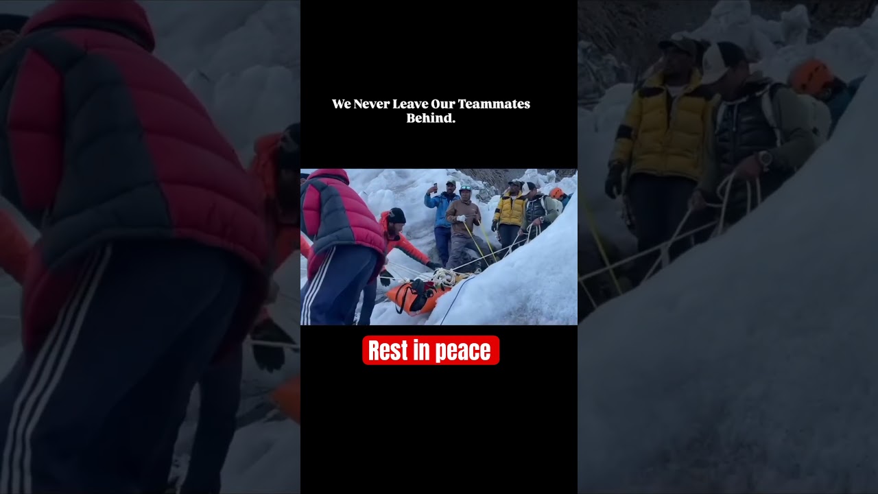 Inside the Dangerous Broad Peak Recovery Mission 🏔️🚁 #shorts