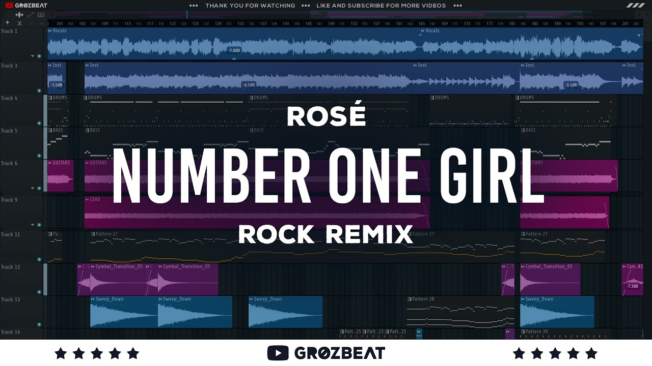 ROSÉ - number one girl // ROCK REMiX