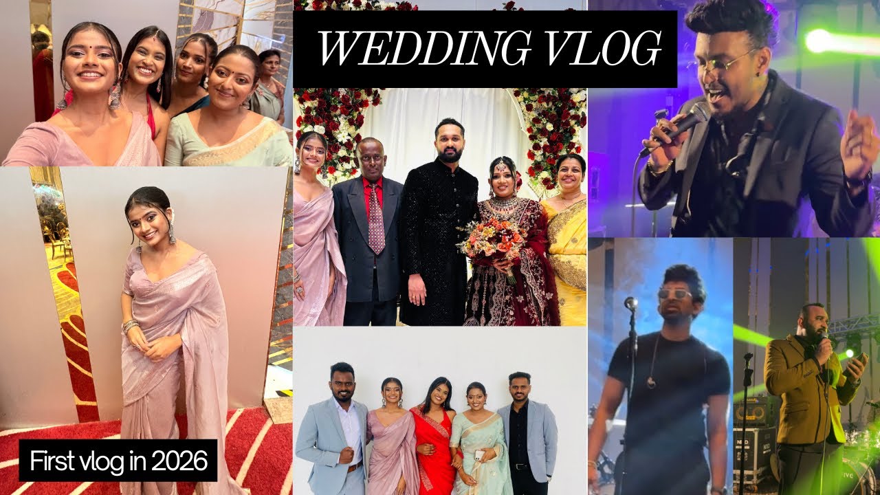 💍THE BIG DAY | My Cousin Brother's Beautiful Wedding Highlights | අවුරුද්දේ පලවෙනි vlog එක. #wedding