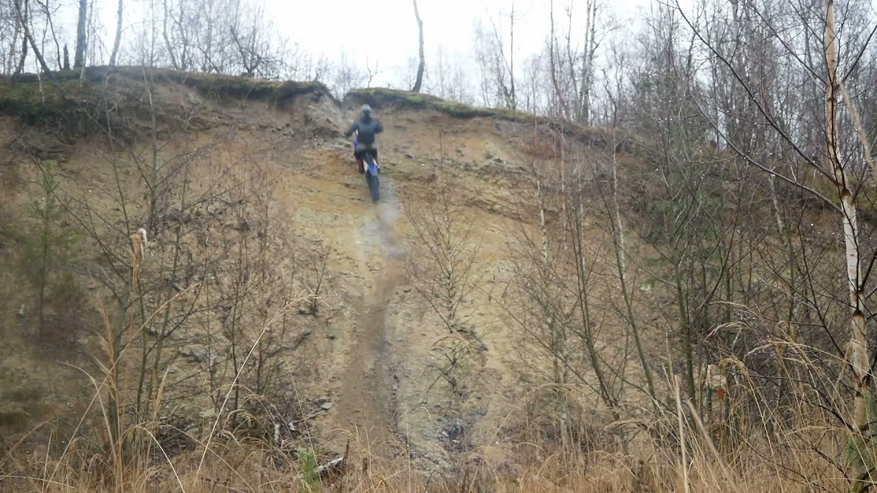 Ten podjazd był koszmarem dla DT 125, a dla YZ 250...