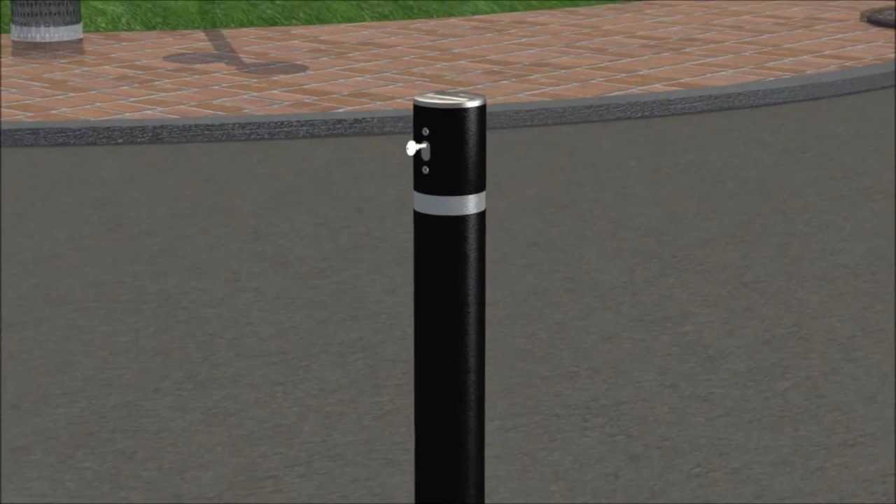 Installing Series R-8400 Retractable Bollards