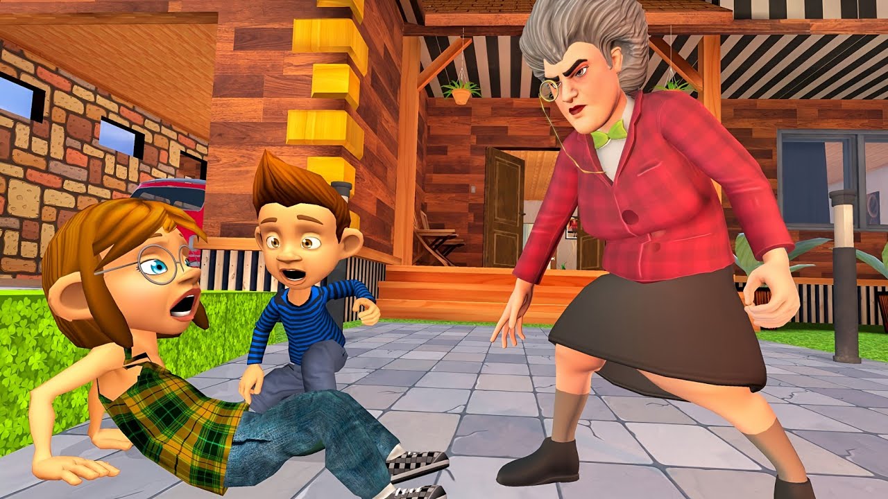 Angry Spooky Teacher Return Gameplay All Levels