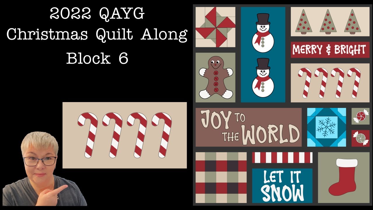 QAYG Christmas Quilt Along - - Block 6 - Free pattern and live hangout with Lisa Capen Quilts