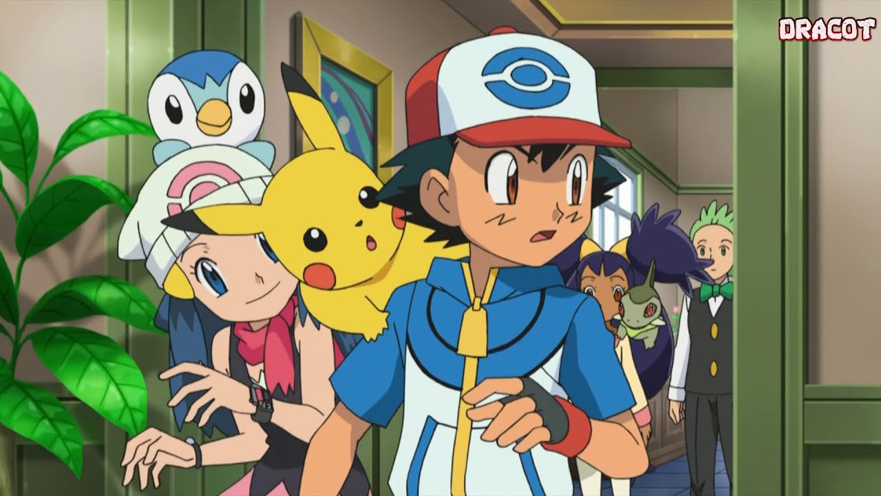Ash se reencuentra con Dawn en teselia | Pokemon Negro y Blanco