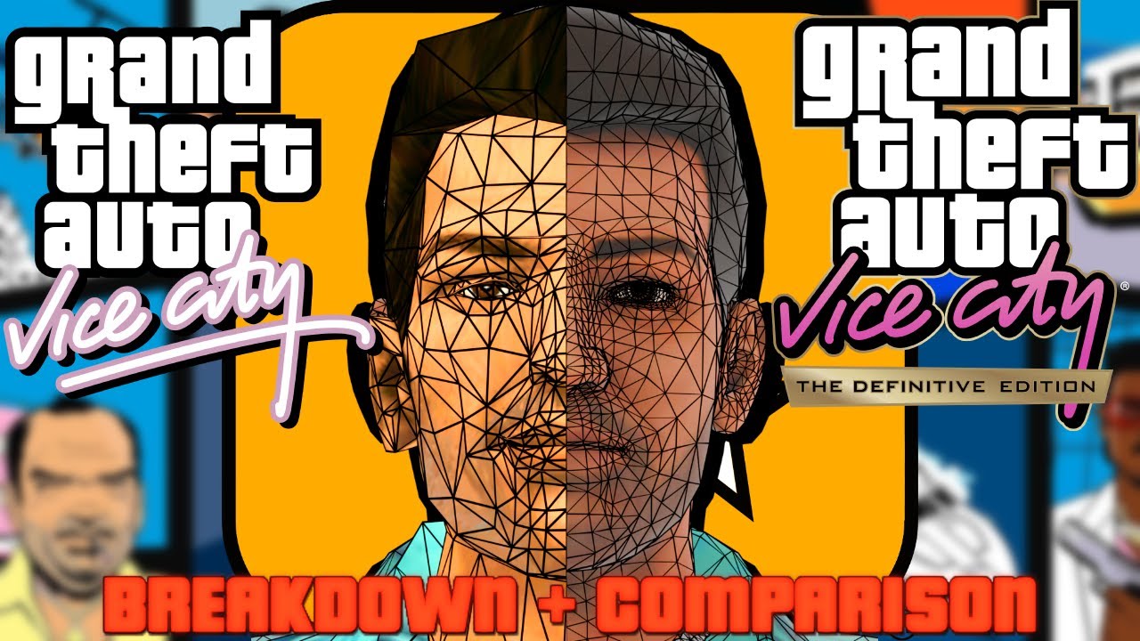 Сравнение 3D-моделей GTA Vice City — оригинальная и окончательная